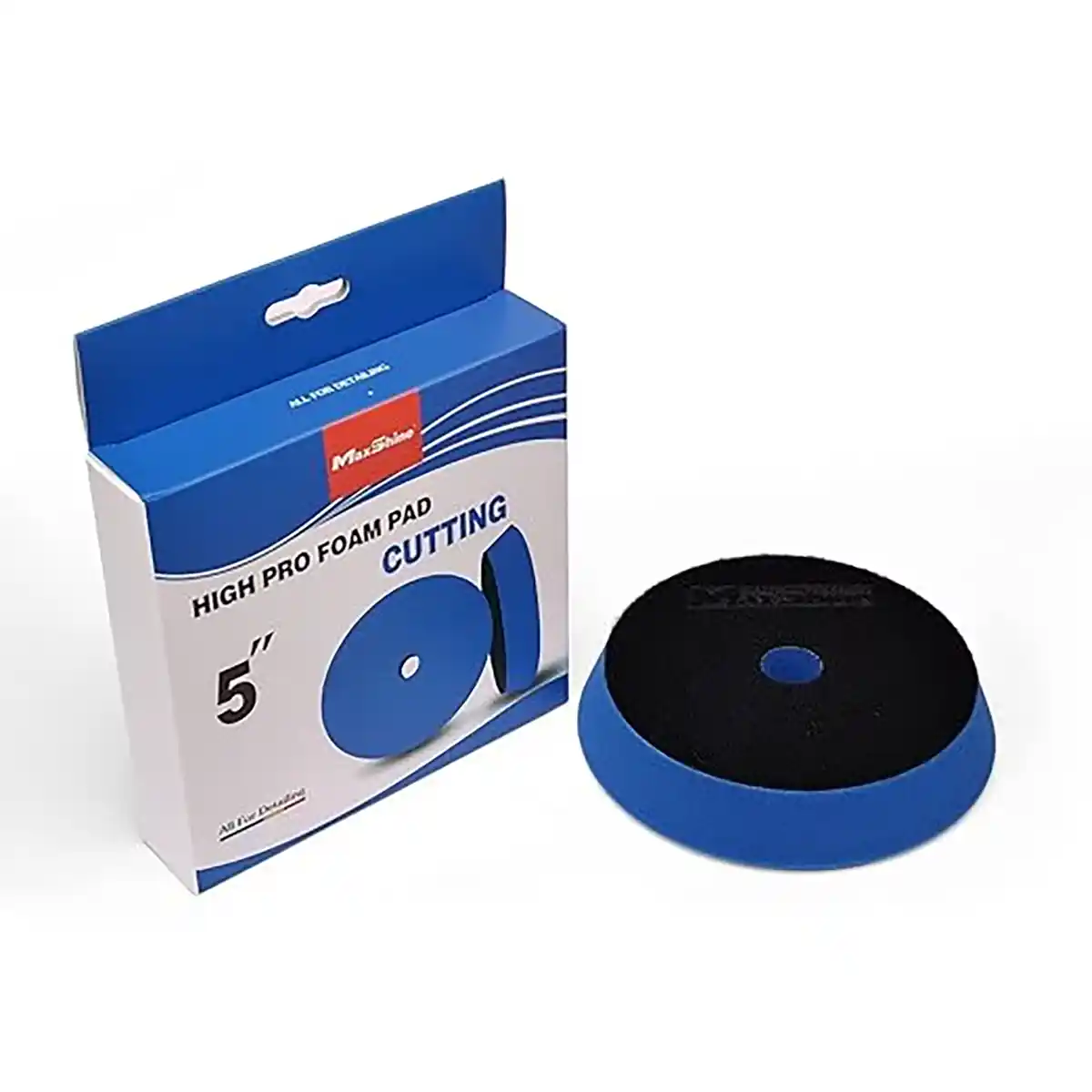 Maxshine High Pro Blue Foam Cutting Pad 5.2 Inch for Advanced Paint
